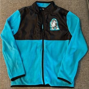 Disney Star Wars R2D2 Black and Blue Fleece Jacket